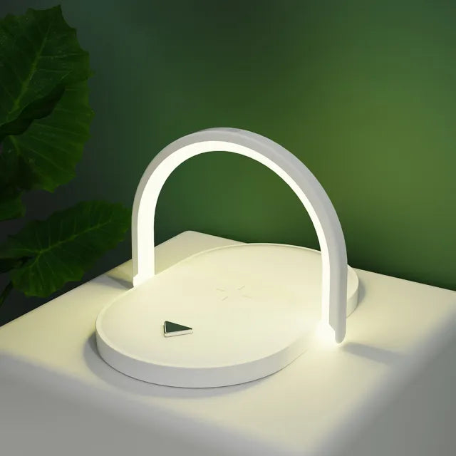 3-in-1 Wireless Charging Lamp & Phone Stand | Trendora Hub World