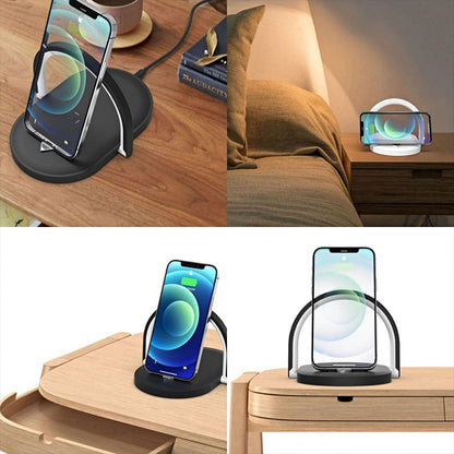 3-in-1 Wireless Charging Lamp & Phone Stand | Trendora Hub World