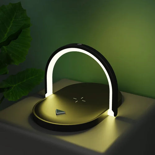 3-in-1 Wireless Charging Lamp & Phone Stand | Trendora Hub World